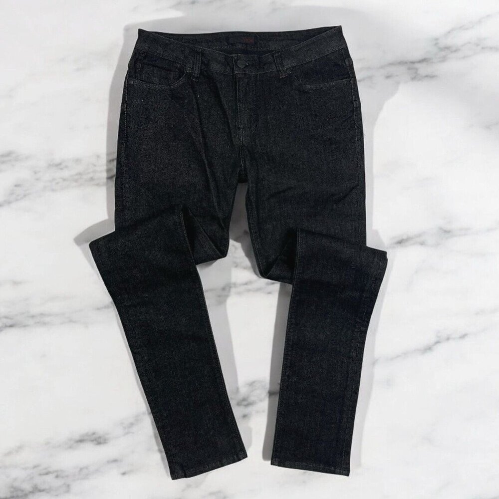 The Comune Low Rise Jeans Size 29 Waist Aria Black Denim Skinny Slim